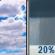 Saturday: Mostly Cloudy then Slight Chance Rain Showers