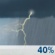 Saturday: Chance Showers And Thunderstorms